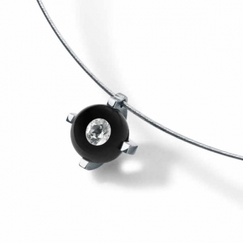 Krappenanhänger Diamant im Glas